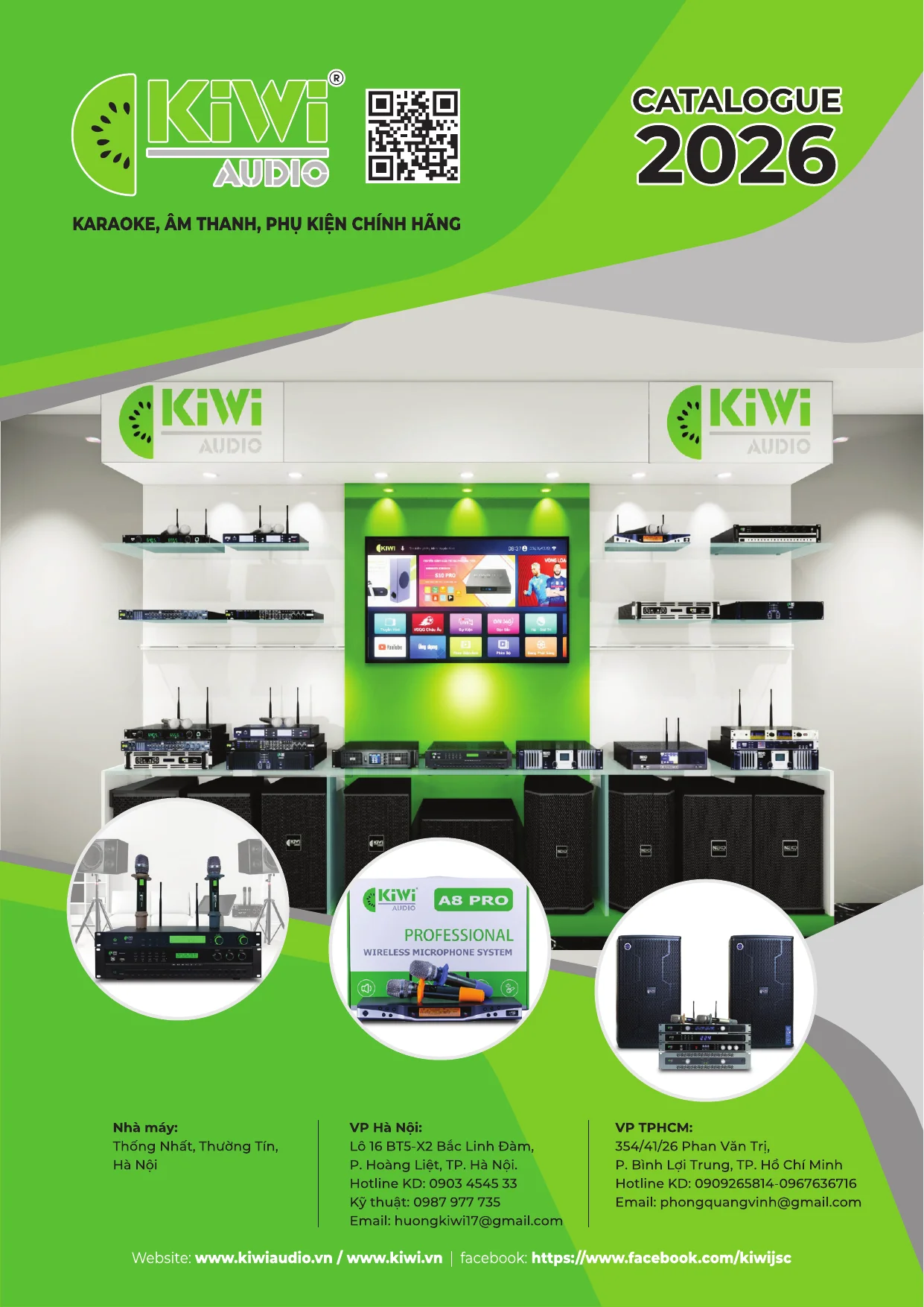 Trang bìa Catalogue KIWI AUDIO