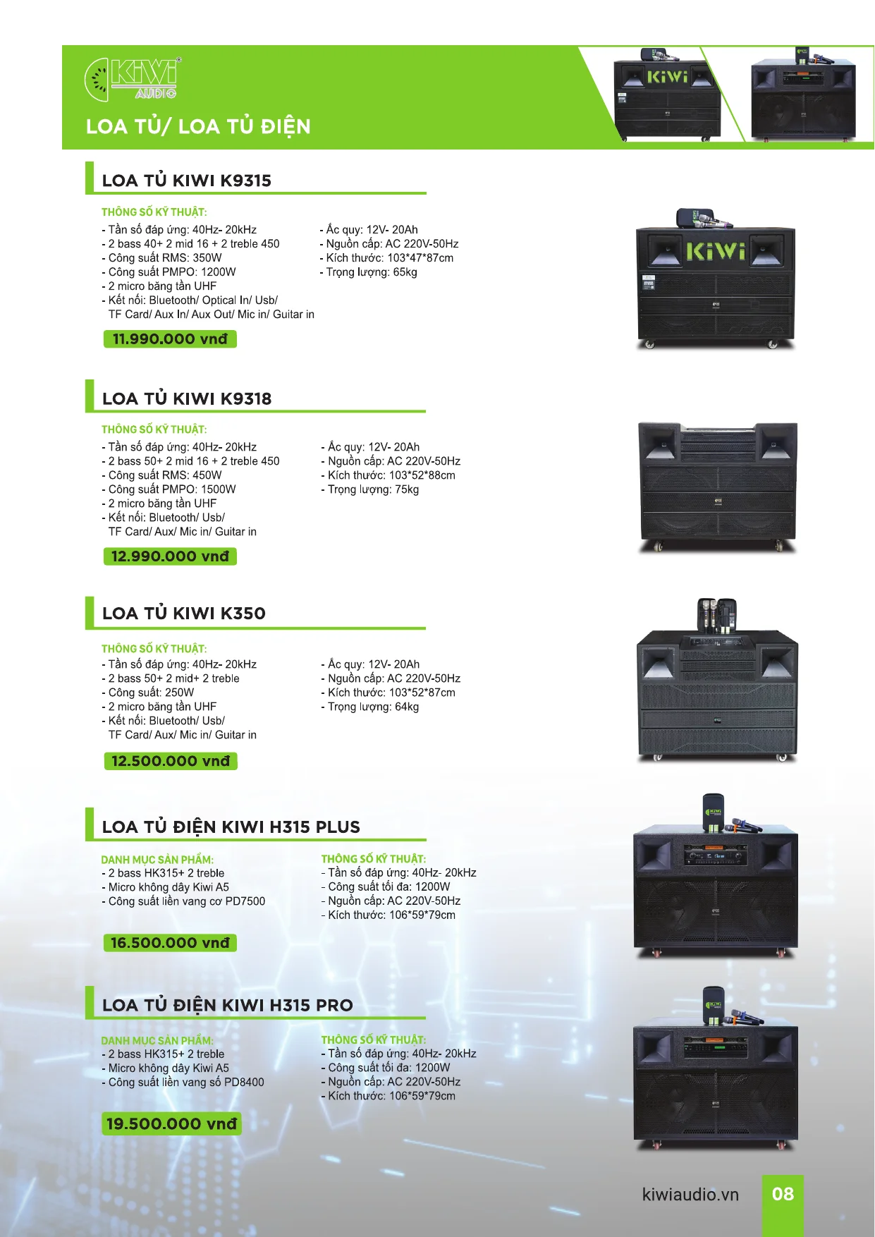 Catalogue KIWI AUDIO - Trang 7