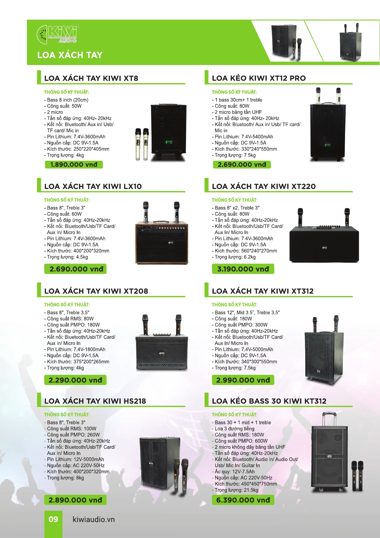 Catalogue KIWI AUDIO - Trang 8