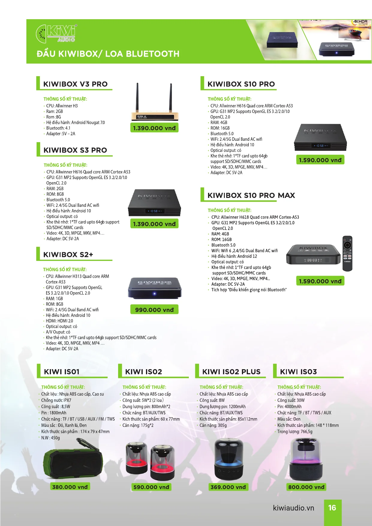 Catalogue KIWI AUDIO - Trang 15