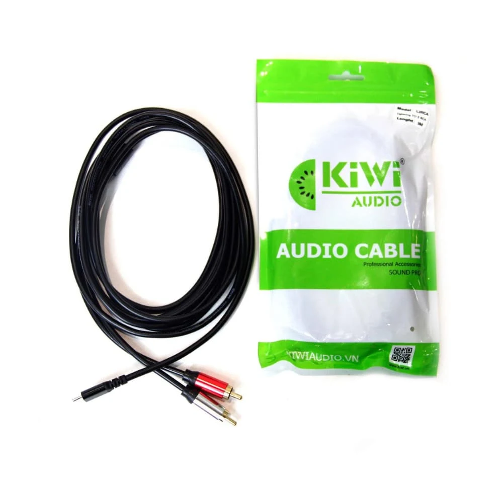 3 lợi ích khi sử dụng cáp chuyển đổi âm thanh 2RCA Type C 3M của nhà Kiwi