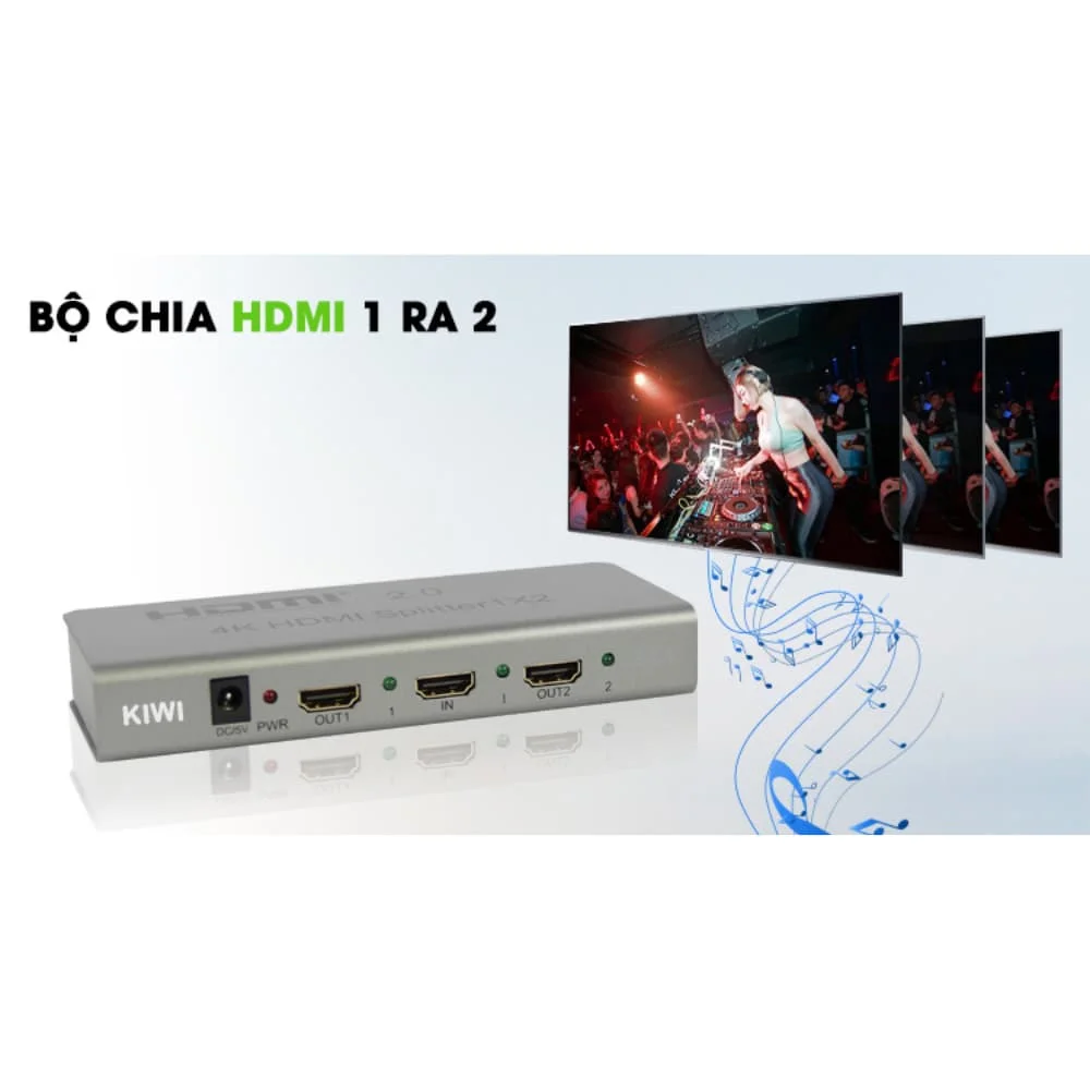 Bộ chia HDMI 1 ra 2 Kiwi S2.1