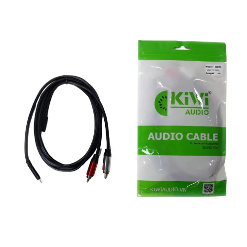 CÁP CHUYỂN ĐỔI ÂM THANH 2RCA TYPE C 1.5M thumb 1