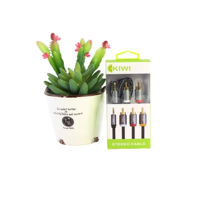 Cáp kết nối Kiwi 3.5mm ra 2 RCA chính hãng thumb 3
