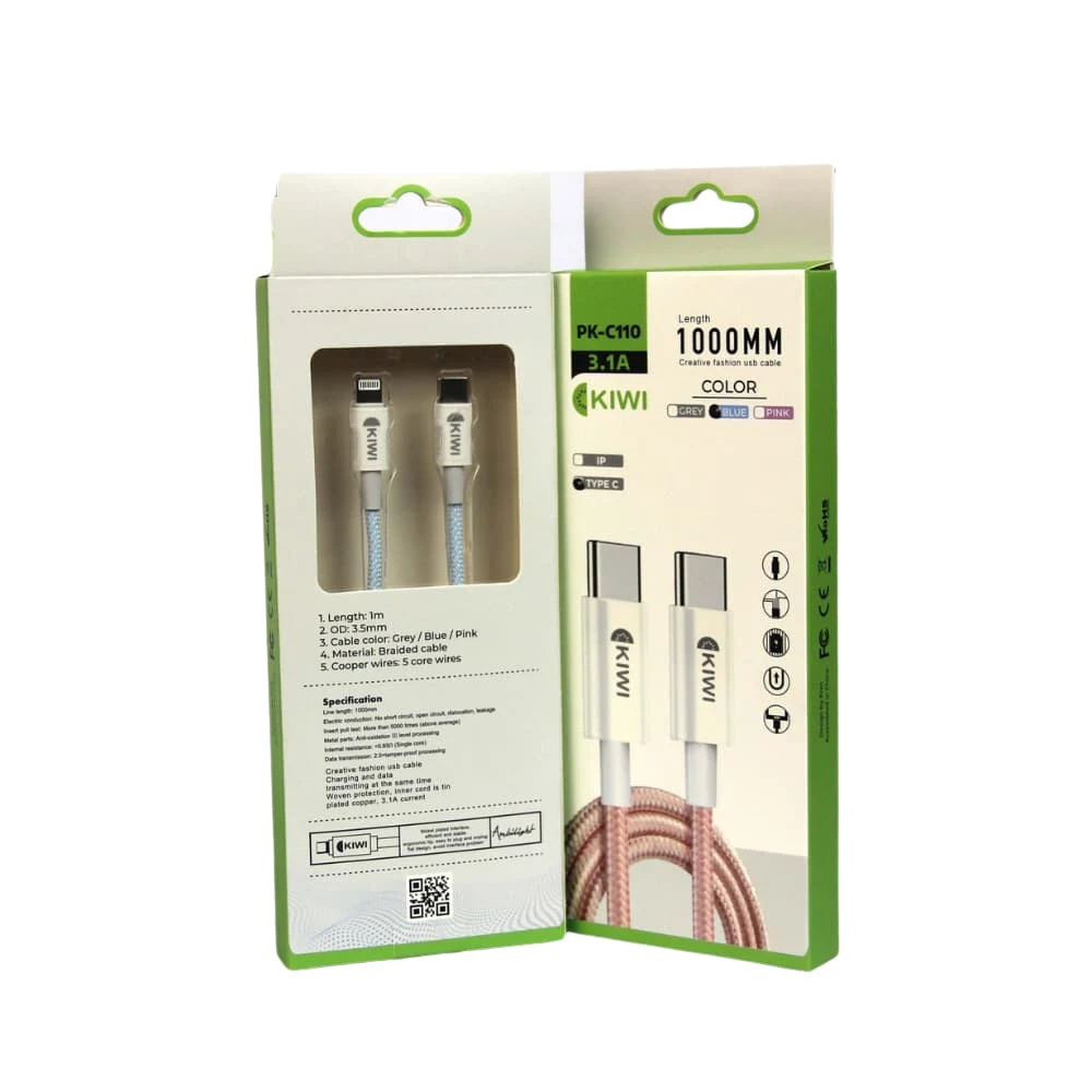 Cáp sạc Lightning Type-C 1m KIWI PK-C110