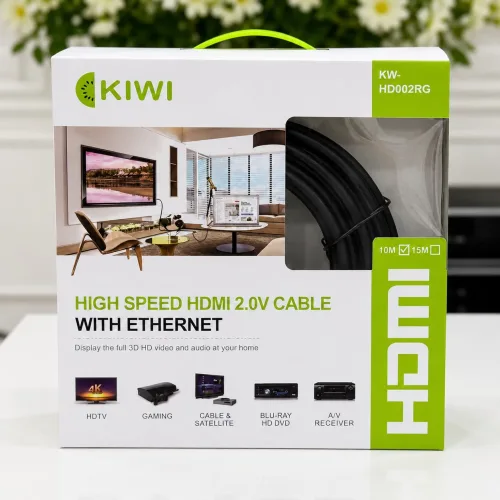 Dây HDMI KW-HD002RG dài 10m chính hãng thumb 3