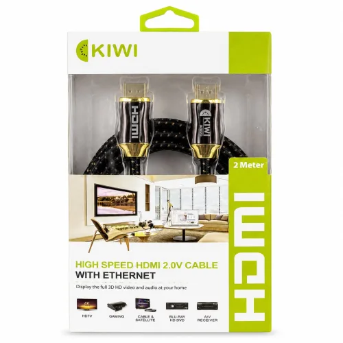 Dây HDMI KW-HD002RG dài 2M chính hãng