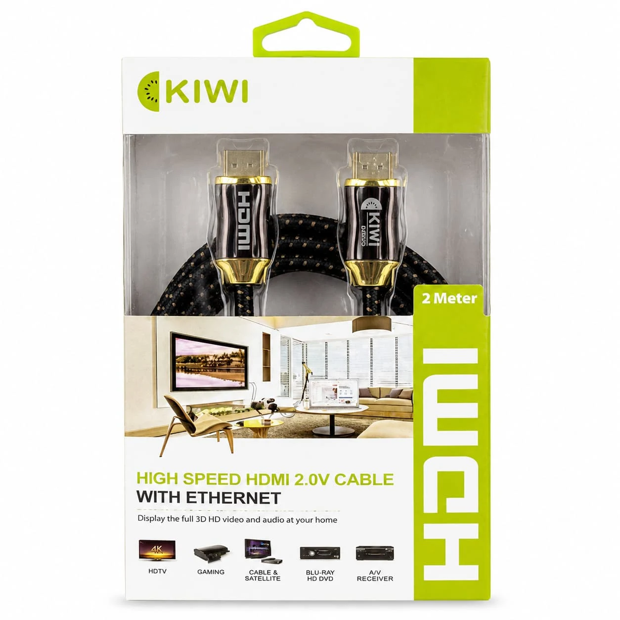 Dây HDMI KW-HD002RG dài 2M chính hãng