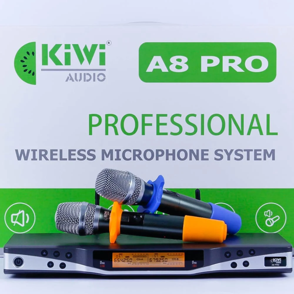 Micro không dây Kiwi A8 Pro - Phiên bản cao cấp với công nghệ hiện đại