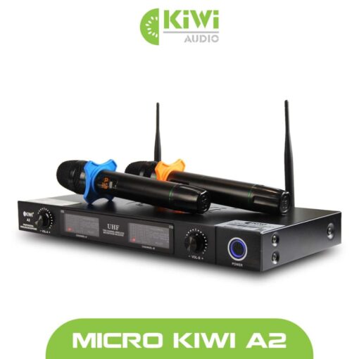 Micro không dây hát karaoke KIWI A2 - Ảnh 4